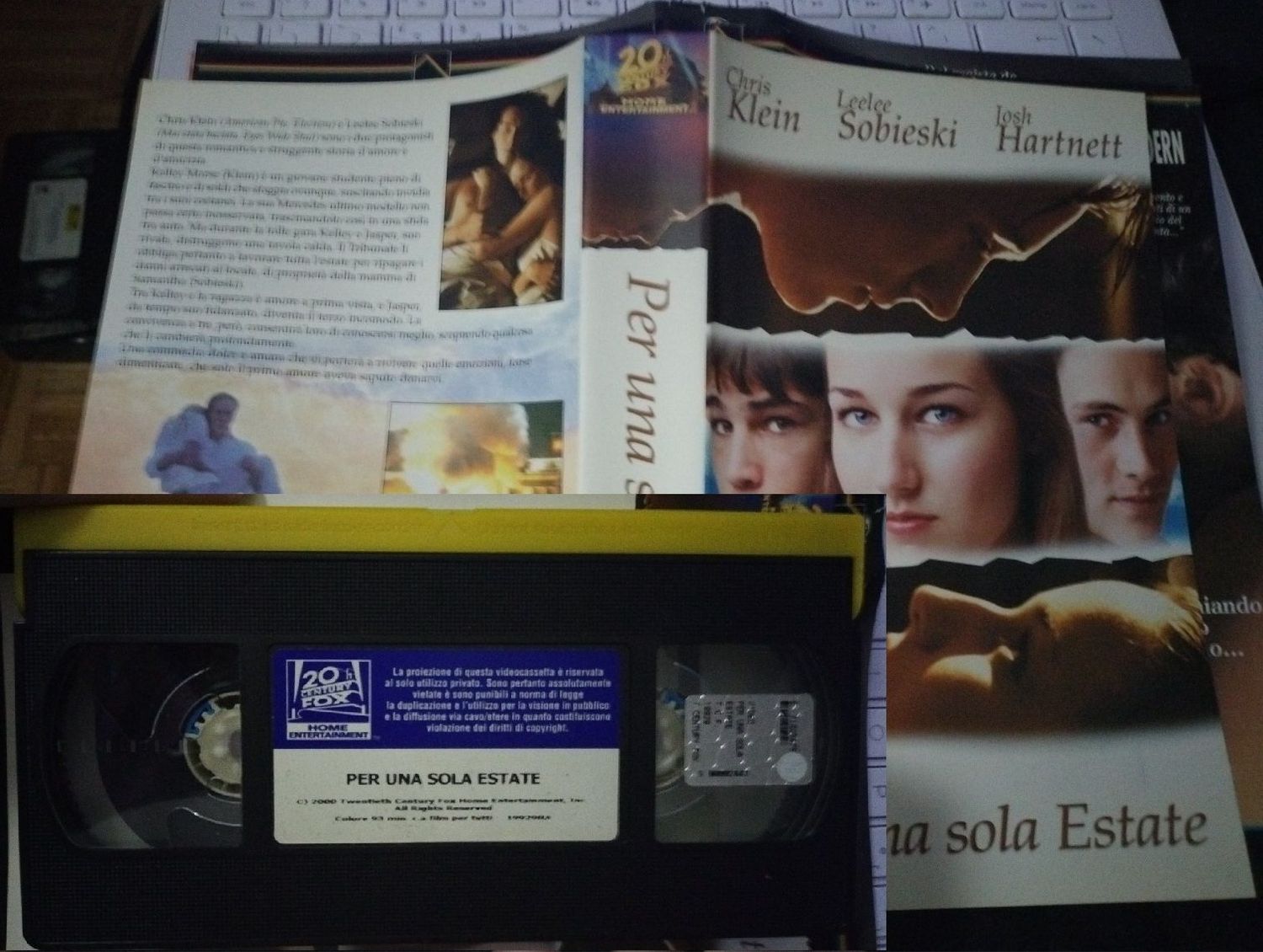 TeknoFilm - VHS – PER UNA SOLA ESTATE di Mark Piznarski (2000) - 20TH CENTURY FOX TeknoFilm - VHS – PER UNA SOLA ESTATE di Mark Piznarski (2000) - 20TH CENTURY FOX