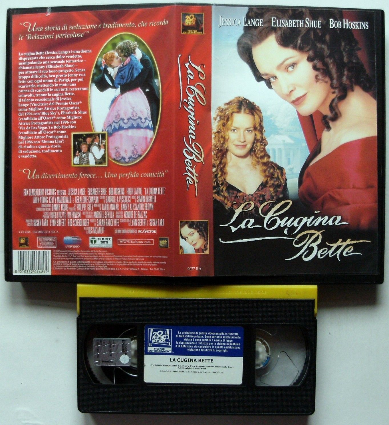 TeknoFilm - VHS – LA CUGINA BETTE di Des McAnuff (1998) - 20TH CENTURY FOX TeknoFilm - VHS – LA CUGINA BETTE di Des McAnuff (1998) - 20TH CENTURY FOX
