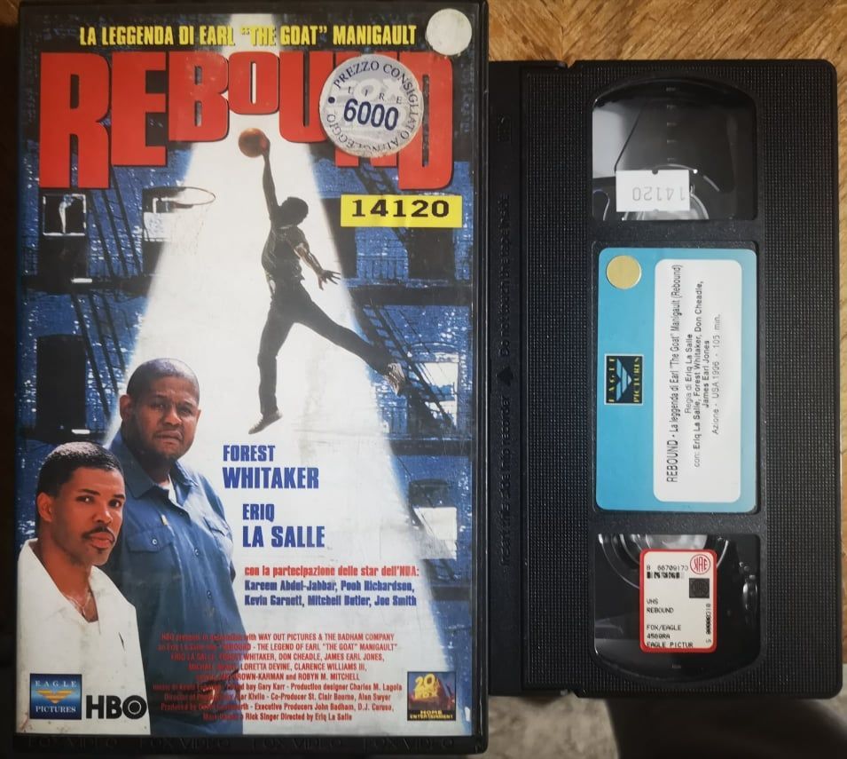 TeknoFilm - VHS – REBOUND - LA LEGGENDA DI EARL THE GOAT MANIGAULT di Eriq La Salle (1996) - 20TH CENTURY FOX (INEDITO IN DVD)
