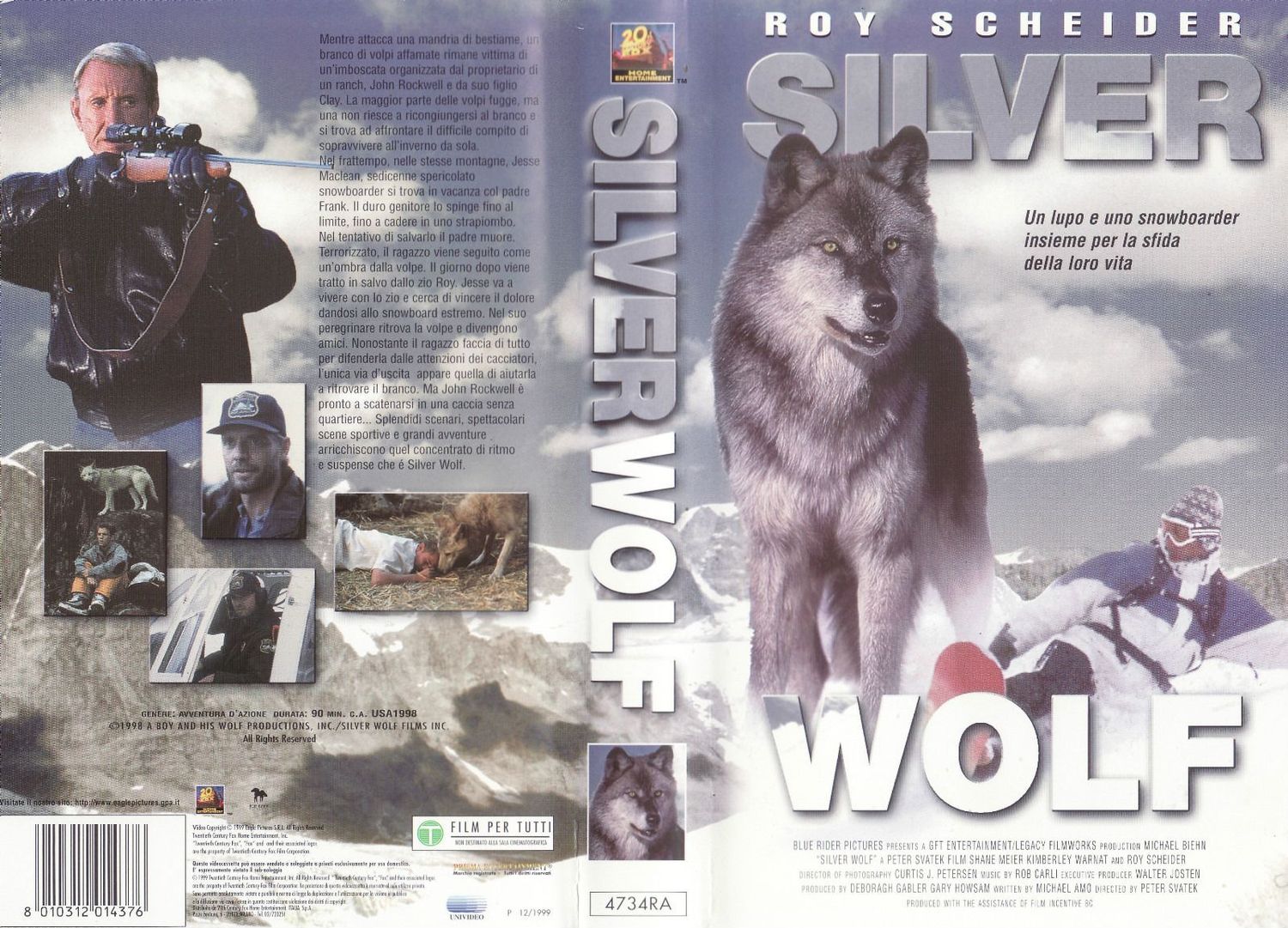 TeknoFilm - VHS – SILVER WOLF di Peter Svatek (1998) - 20TH CENTURY FOX