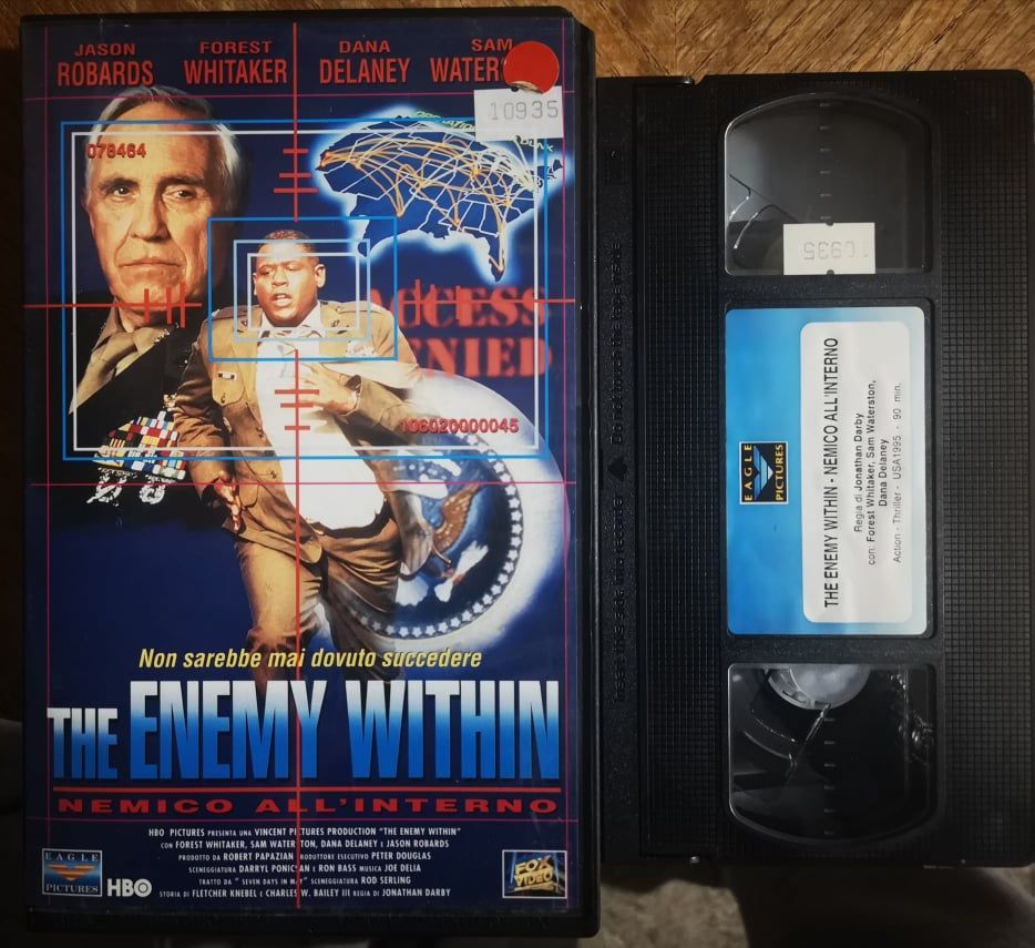 TeknoFilm - VHS – THE ENEMY WITHIN - NEMICO ALL'INTERNO di Jonathan Darby (1994) - 20TH CENTURY FOX (INEDITO IN DVD)