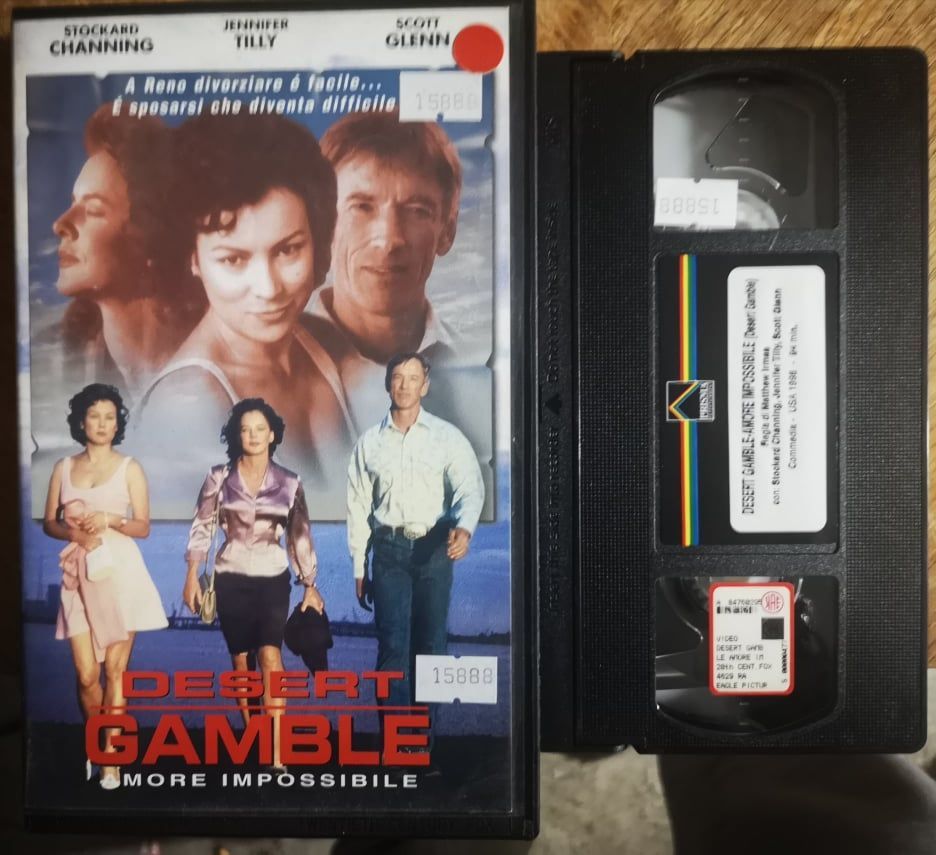 TeknoFilm - VHS – DESERT GAMBLE - AMORE IMPOSSIBILE di Matthew Irmas (1996) - 20TH CENTURY FOX (INEDITO IN DVD) TeknoFilm - VHS – DESERT GAMBLE - AMORE IMPOSSIBILE di Matthew Irmas (1996) - 20TH CENTURY FOX (INEDITO IN DVD)