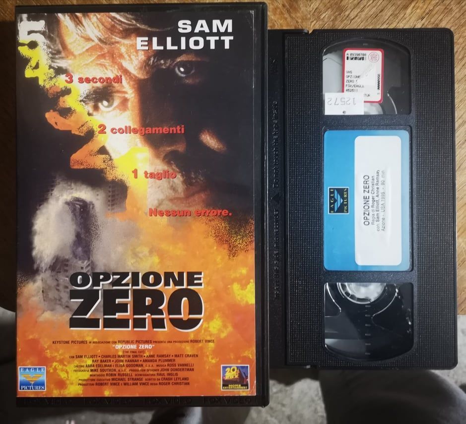TeknoFilm - VHS – OPZIONE ZERO di Roger Christian (1995) - 20TH CENTURY FOX (INEDITO IN DVD)