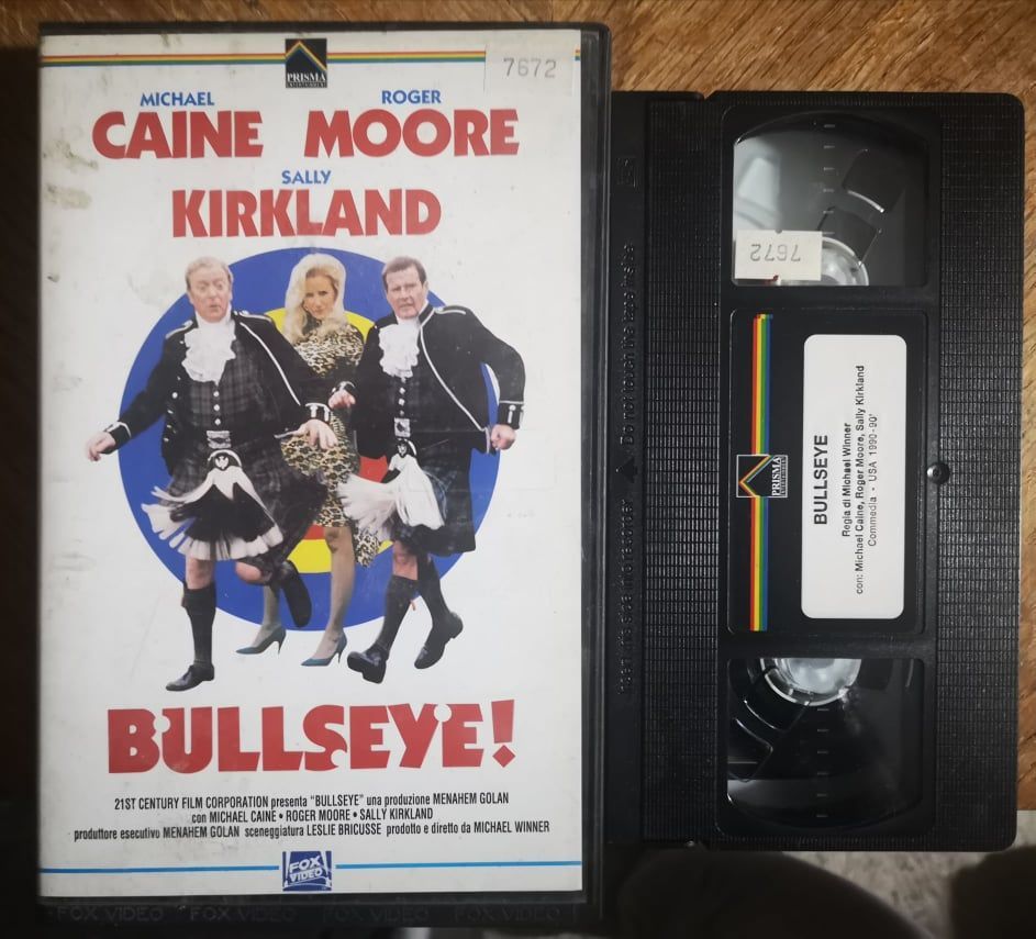 TeknoFilm - VHS – BULLSEYE di Michael Winner (1990) - FOX PRISMA (INEDITO IN DVD) TeknoFilm - VHS – BULLSEYE di Michael Winner (1990) - FOX PRISMA (INEDITO IN DVD)