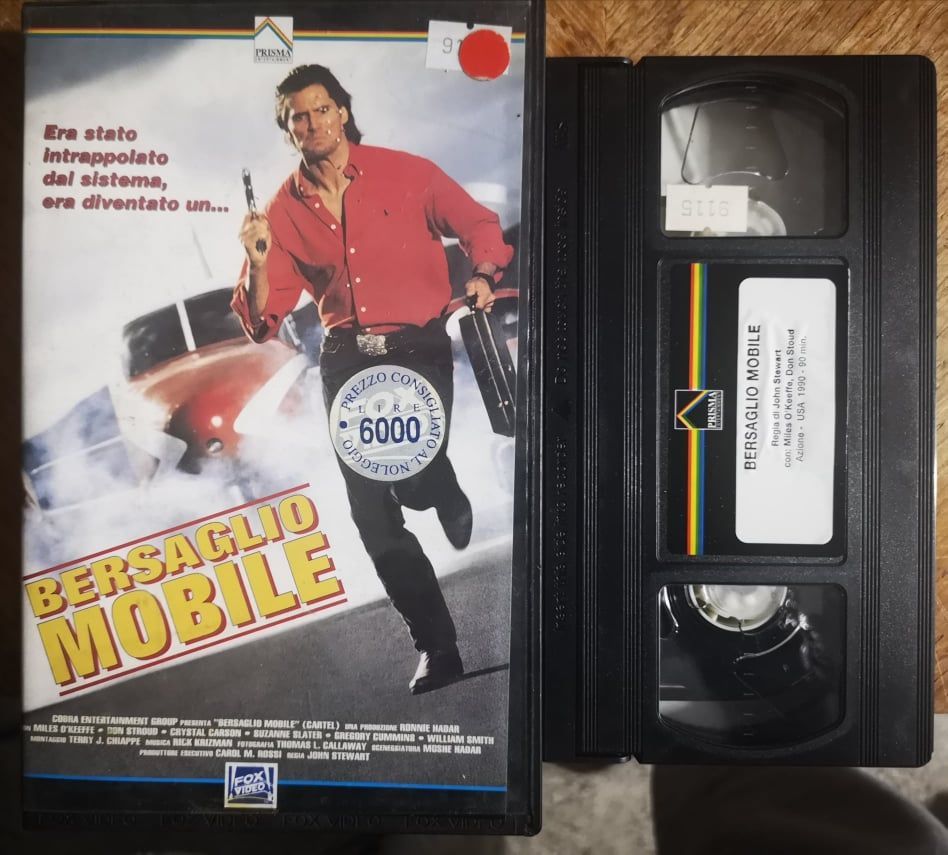 TeknoFilm - VHS – BERSAGLIO MOBILE di John Stewart (1990) - FOX PRISMA (INEDITO IN DVD)