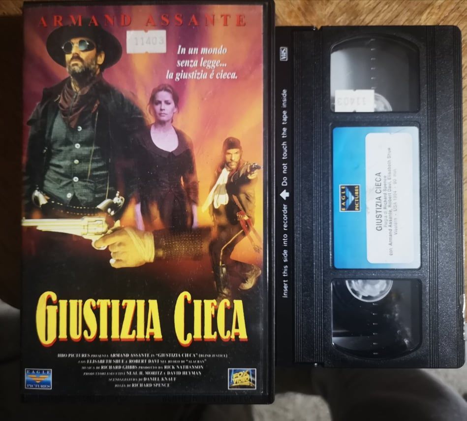 TeknoFilm - VHS – GIUSTIZIA CIECA di Richard Spence (1994) - FOX VIDEO (INEDITO IN DVD) TeknoFilm - VHS – GIUSTIZIA CIECA di Richard Spence (1994) - FOX VIDEO (INEDITO IN DVD)