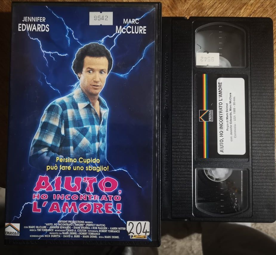TeknoFilm - VHS – AIUTO HO INCONTRATO L'AMORE di Mark Deimel (1988) - FOX VIDEO (INEDITO IN DVD)