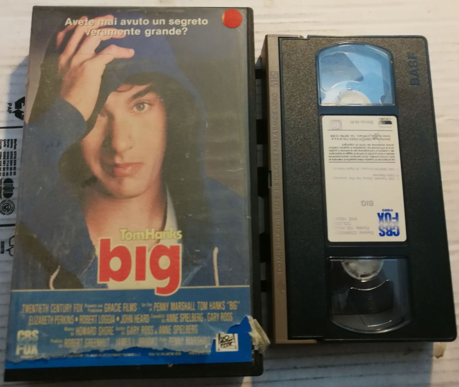 TeknoFilm - VHS – BIG di Penny Marshall (1988) - CBS FOX TeknoFilm - VHS – BIG di Penny Marshall (1988) - CBS FOX
