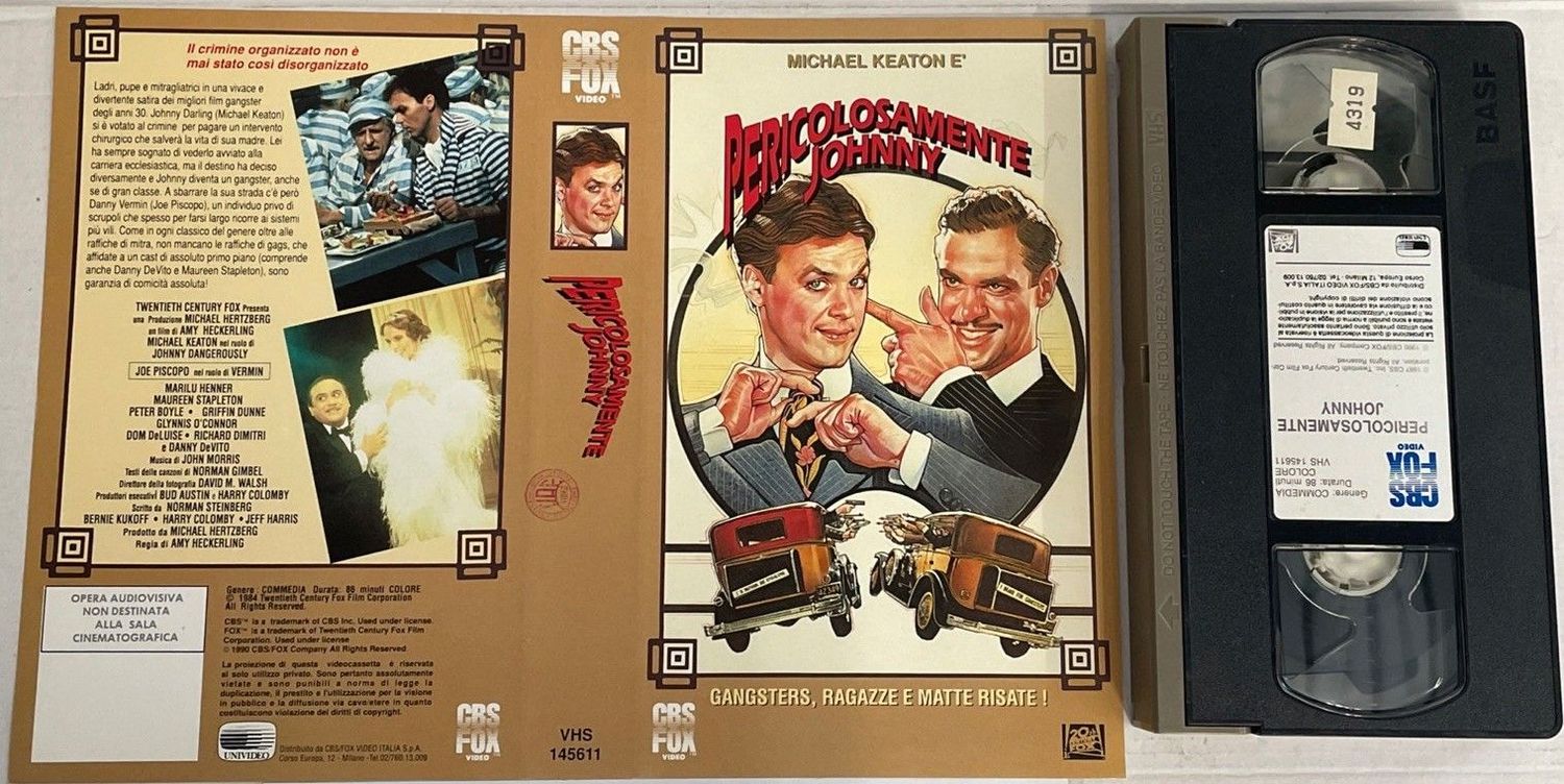 TeknoFilm - VHS – PERICOLOSAMENTE JOHNNY di Amy Heckerling (1984) - CBS FOX