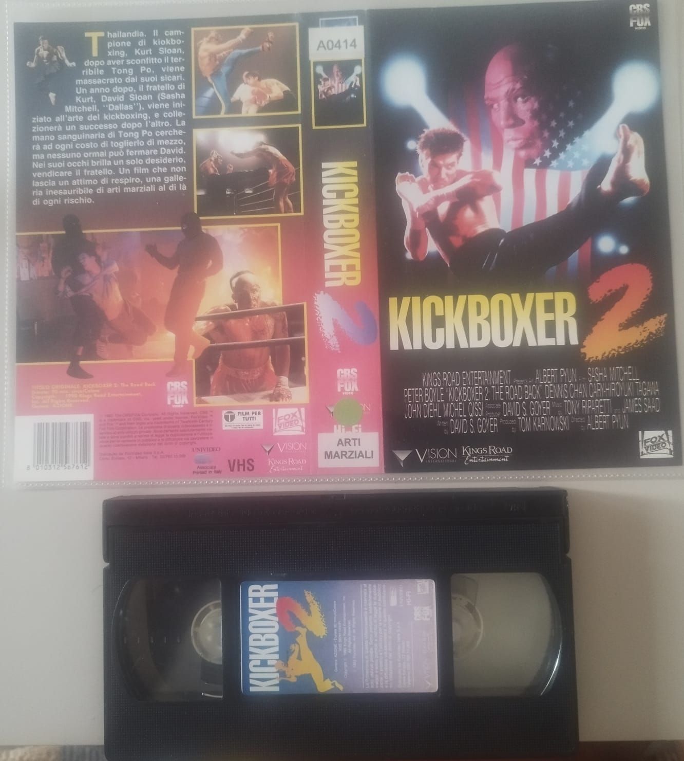 TeknoFilm - VHS – KICKBOXER 2 di Albert Pyun (1991) - FOX VIDEO