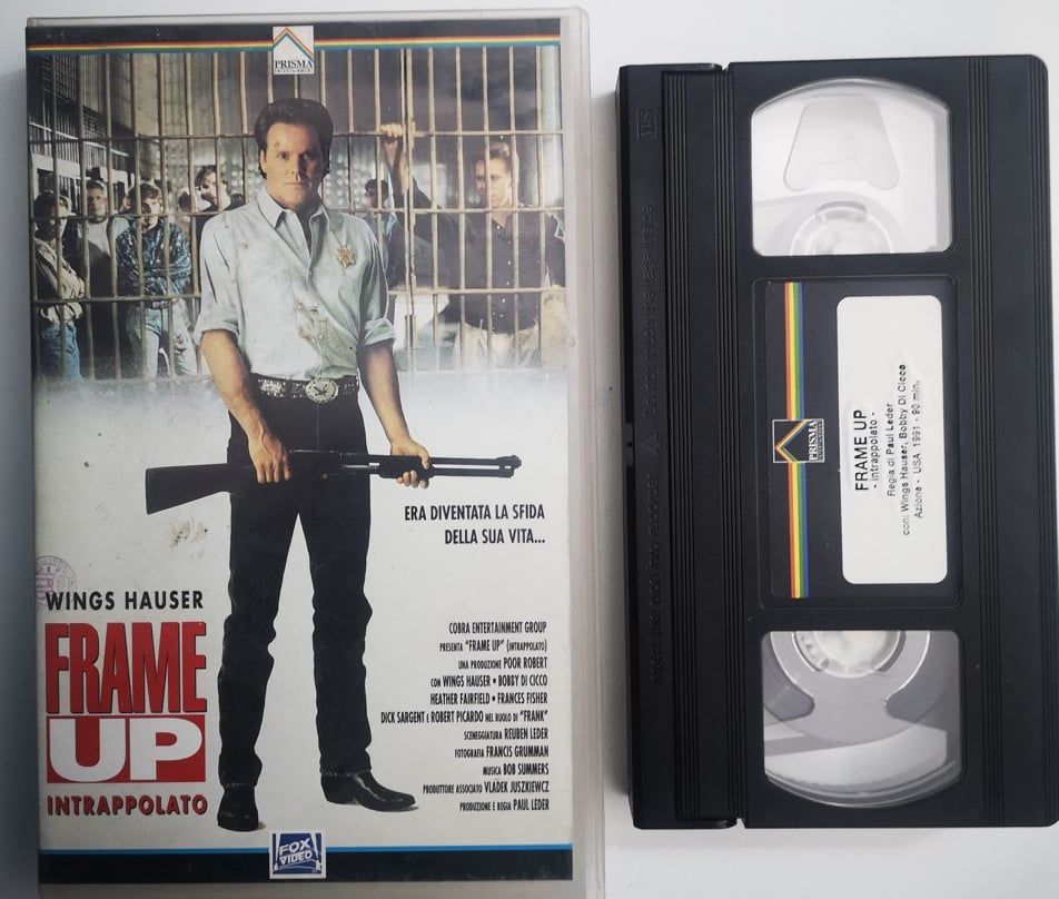 TeknoFilm - VHS – FRAME UP - INTRAPPOLATO di Paul Leder (1991) - FOX PRISMA (INEDITO IN DVD) TeknoFilm - VHS – FRAME UP - INTRAPPOLATO di Paul Leder (1991) - FOX PRISMA (INEDITO IN DVD)