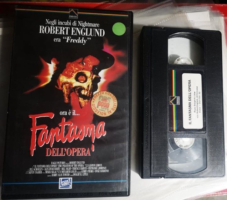 TeknoFilm - VHS - IL FANTASMA DELL'OPERA di Dwight H. Little (1989) - FOX VIDEO TeknoFilm - VHS - IL FANTASMA DELL'OPERA di Dwight H. Little (1989) - FOX VIDEO
