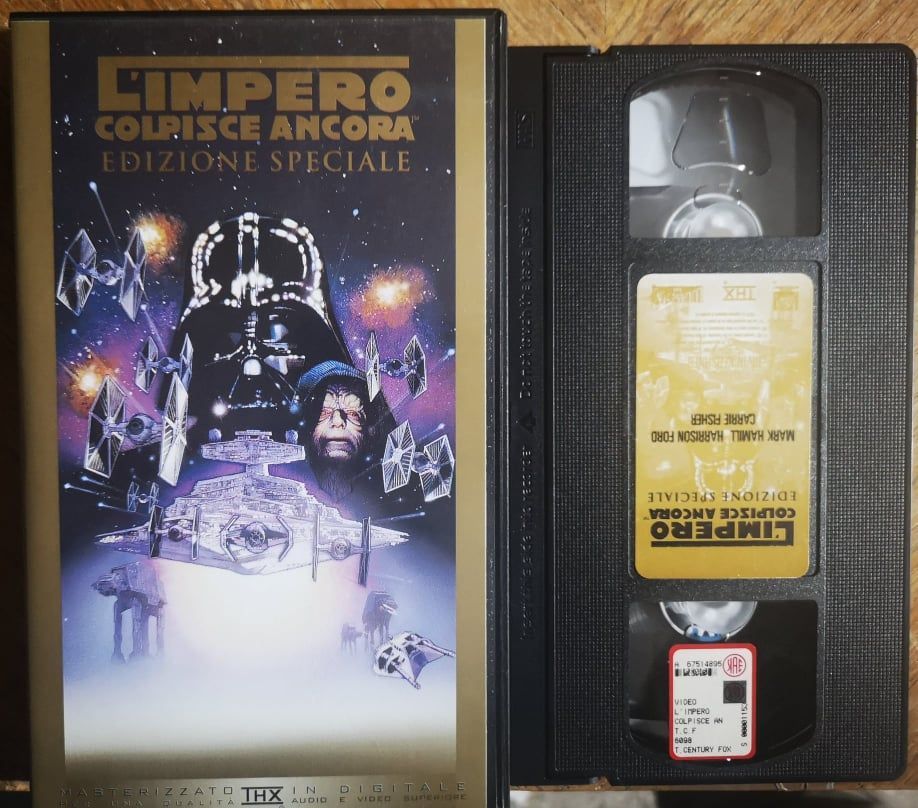 TeknoFilm - VHS – L'IMPERO COLPISCE ANCORA di Irvin Kershner (1980 - 20TH CENTURY FOX TeknoFilm - VHS – L'IMPERO COLPISCE ANCORA di Irvin Kershner (1980 - 20TH CENTURY FOX