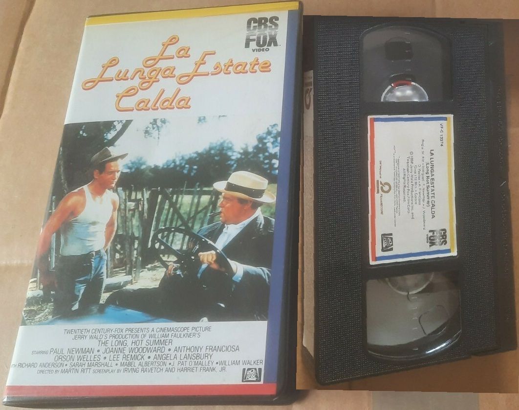 TeknoFilm - VHS – LA LUNGA ESTATE CALDA di Martin Ritt (1958) - CBS FOX