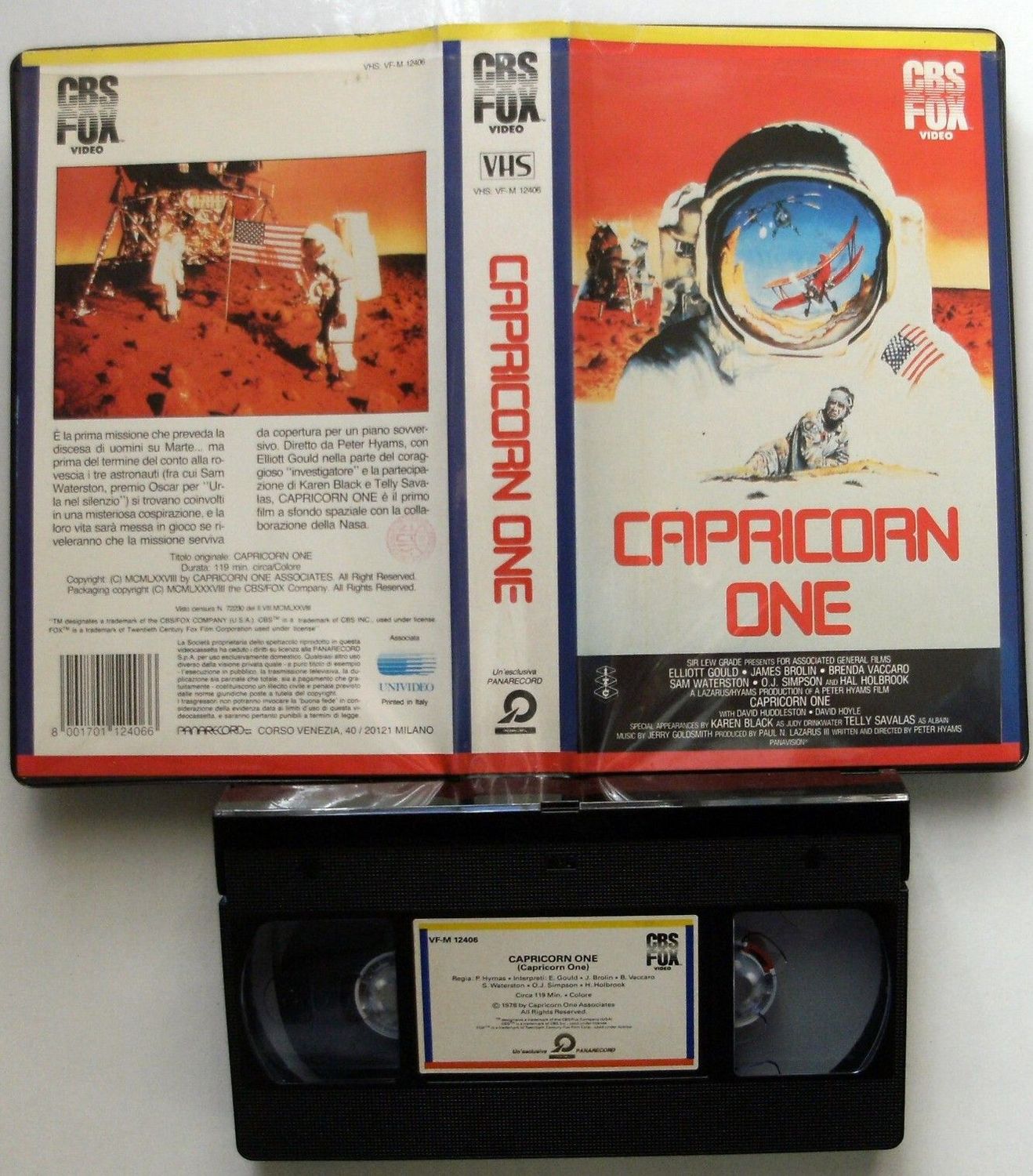 TeknoFilm - VHS – CAPRICORN ONE di Peter Hyams (1978) - CBS FOX TeknoFilm - VHS – CAPRICORN ONE di Peter Hyams (1978) - CBS FOX