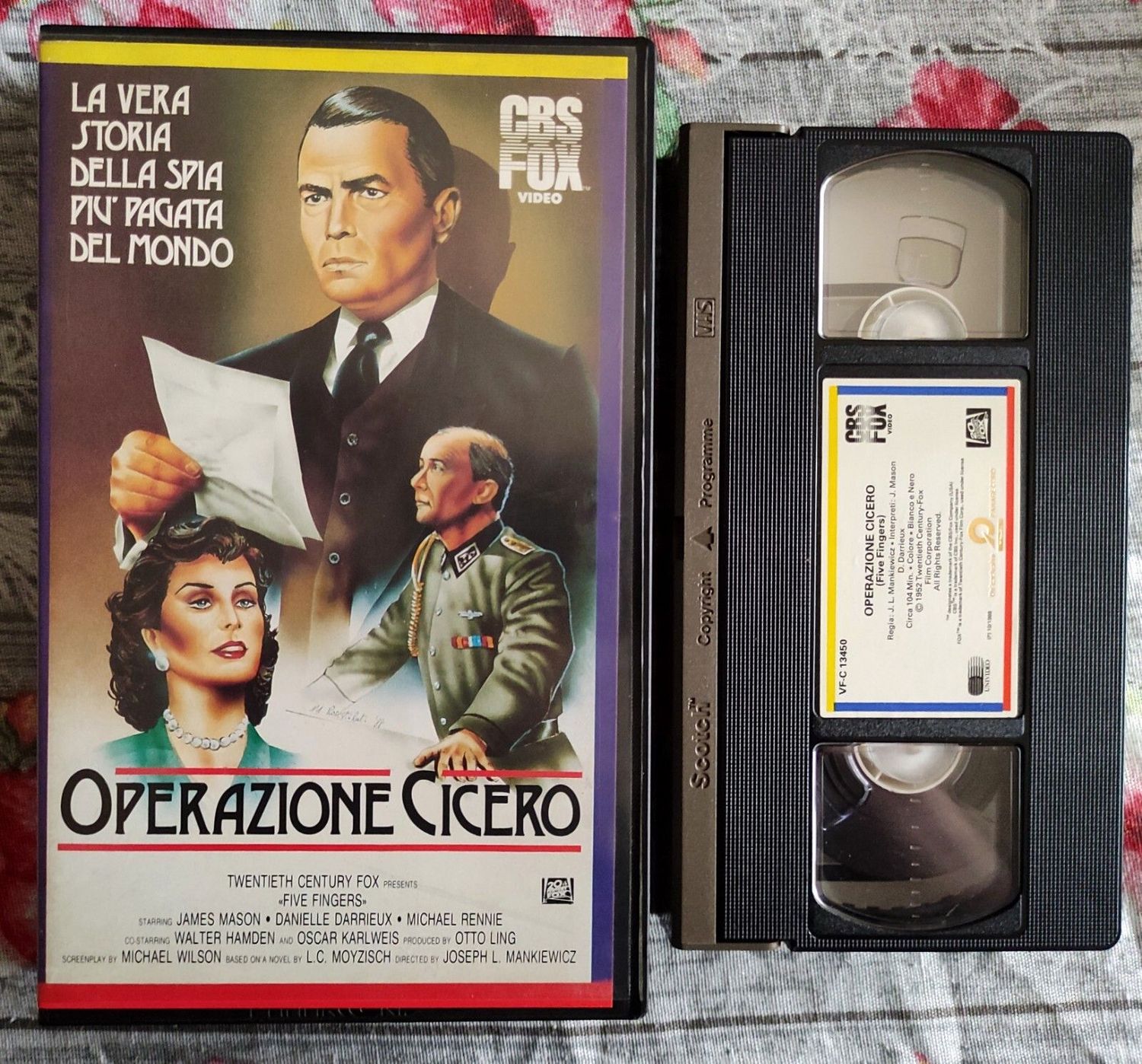 TeknoFilm - VHS – OPERAZIONE CICERO di Joseph L. Mankiewicz (1952) - CBS FOX TeknoFilm - VHS – OPERAZIONE CICERO di Joseph L. Mankiewicz (1952) - CBS FOX