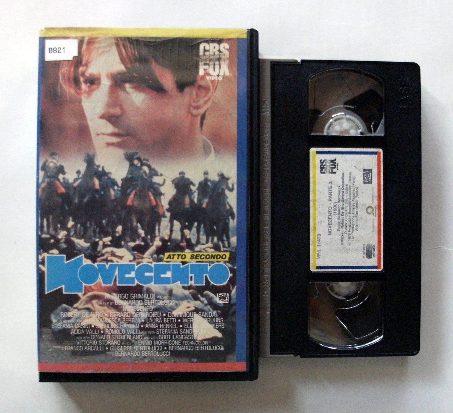 TeknoFilm - 2 VHS – NOVECENTO Atto Primo e Secondo di Bernardo Bertolucci (1976) - CBS FOX