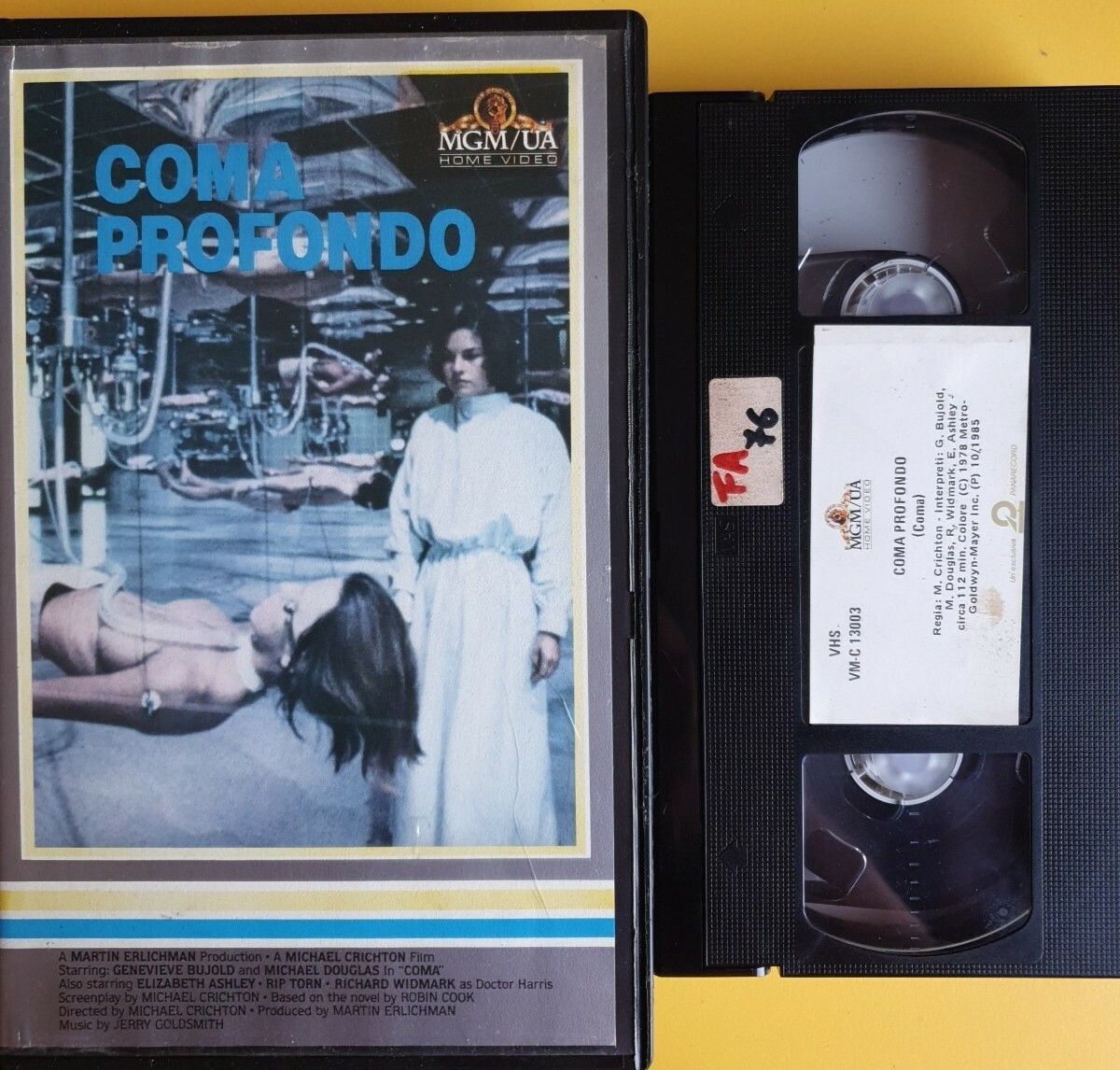 TeknoFilm - VHS – COMA PROFONDO di Michael Crichton (1978) - MGM TeknoFilm - VHS – COMA PROFONDO di Michael Crichton (1978) - MGM