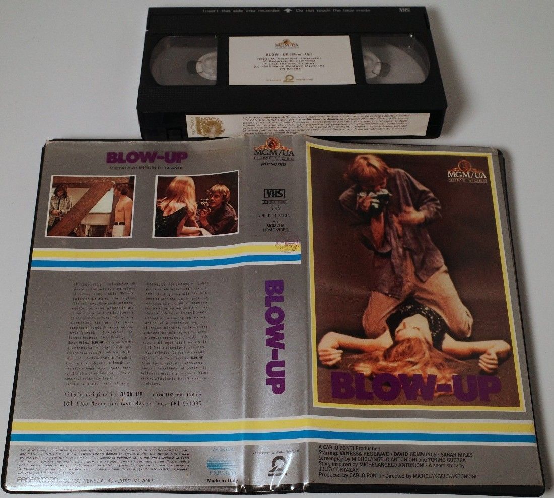 TeknoFilm - VHS – BLOW UP di Michelangelo Antonioni (1966) - MGM TeknoFilm - VHS – BLOW UP di Michelangelo Antonioni (1966) - MGM