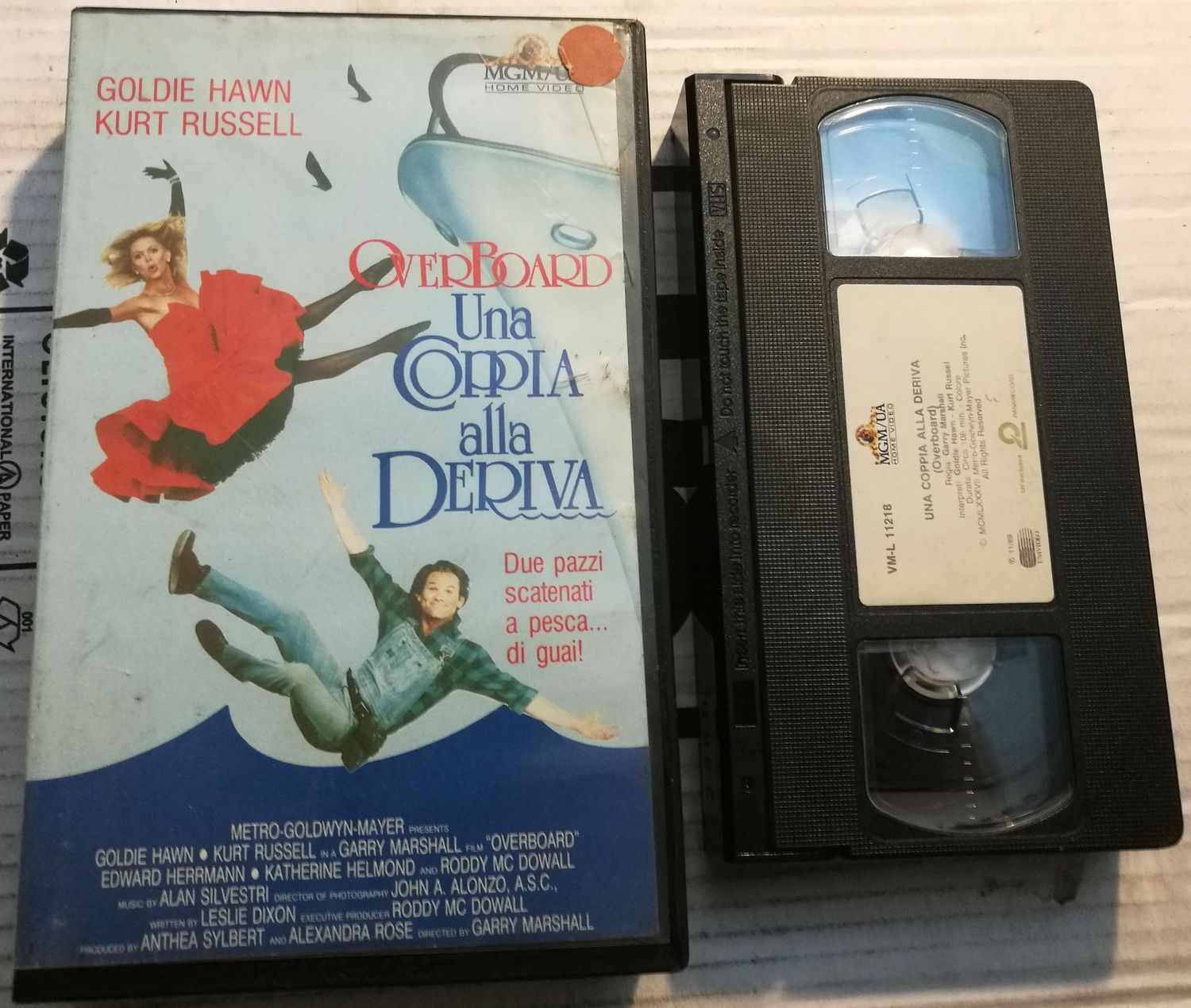 TeknoFilm - VHS – UNA COPPIA ALLA DERIVA di Garry Marshall (1987) - MGM TeknoFilm - VHS – UNA COPPIA ALLA DERIVA di Garry Marshall (1987) - MGM