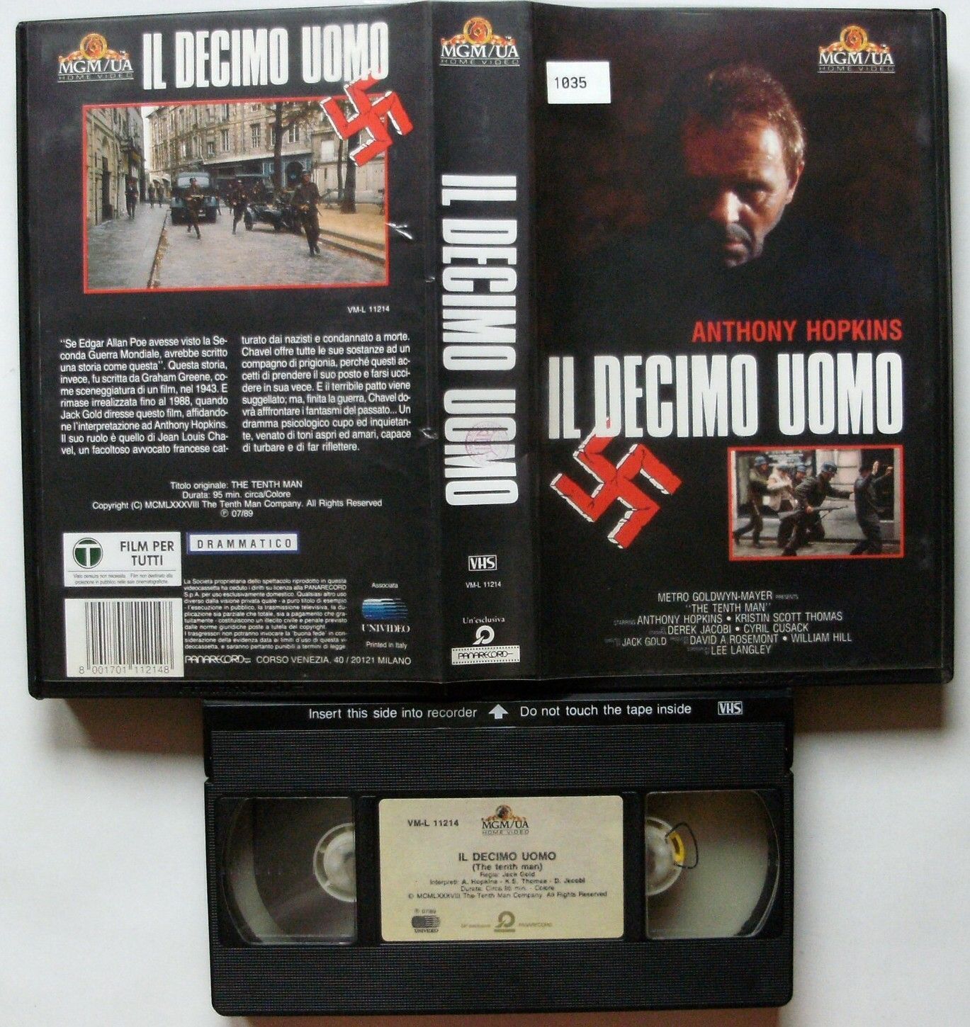 TeknoFilm - VHS – IL DECIMO UOMO di Jack Gold (1988) - MGM (INEDITO IN DVD) TeknoFilm - VHS – IL DECIMO UOMO di Jack Gold (1988) - MGM (INEDITO IN DVD)