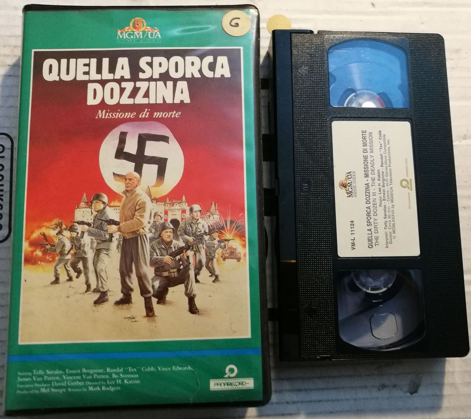 TeknoFilm - VHS – QUELLA SPORCA DOZZINA - MISSIONE DI MORTE di Lee H. Katzin (1987) - MGM (INEDITO IN DVD) TeknoFilm - VHS – QUELLA SPORCA DOZZINA - MISSIONE DI MORTE di Lee H. Katzin (1987) - MGM (INEDITO IN DVD)