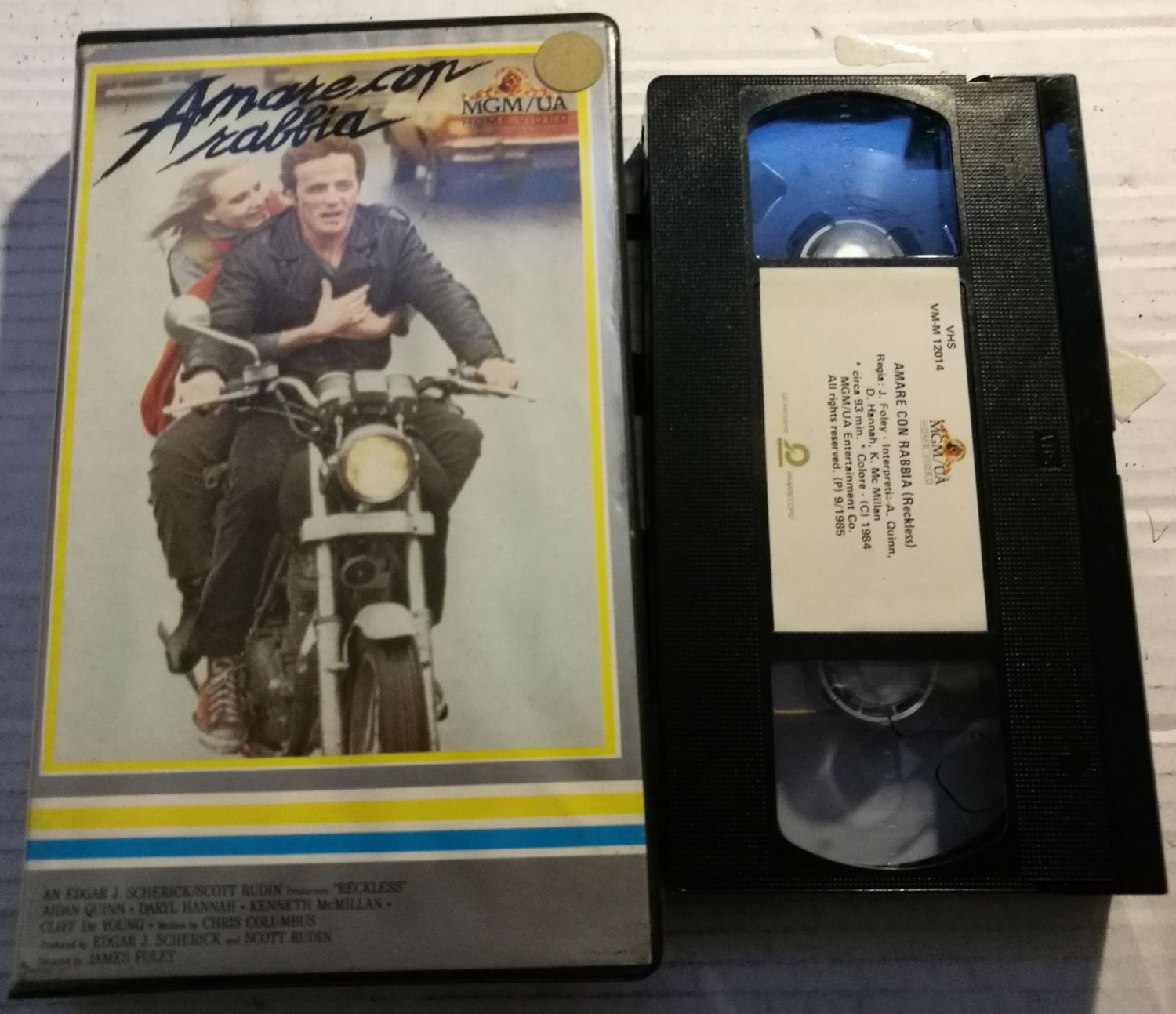 TeknoFilm - VHS – AMARE CON RABBIA di James Foley (1984) - MGM (INEDITO IN DVD) TeknoFilm - VHS – AMARE CON RABBIA di James Foley (1984) - MGM (INEDITO IN DVD)