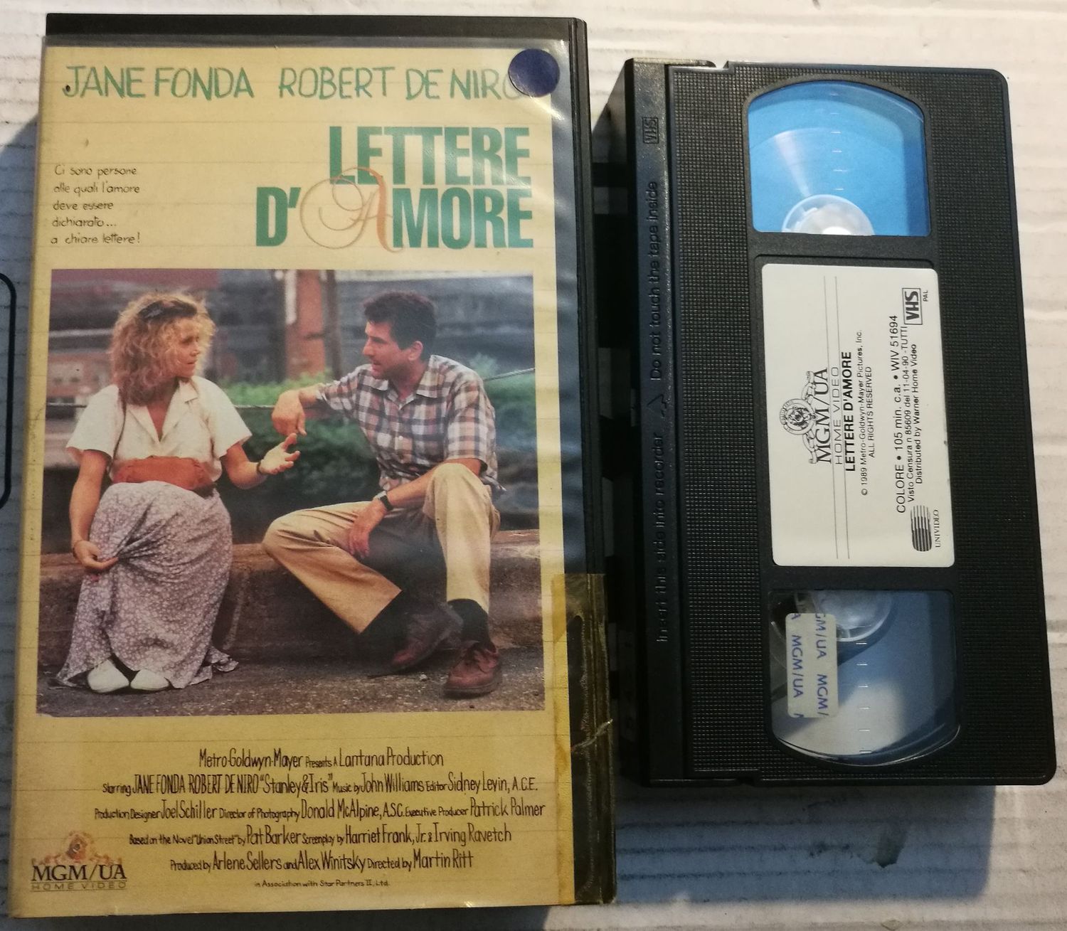 TeknoFilm - VHS – LETTERE D'AMORE di Martin Ritt (1990) - MGM TeknoFilm - VHS – LETTERE D'AMORE di Martin Ritt (1990) - MGM