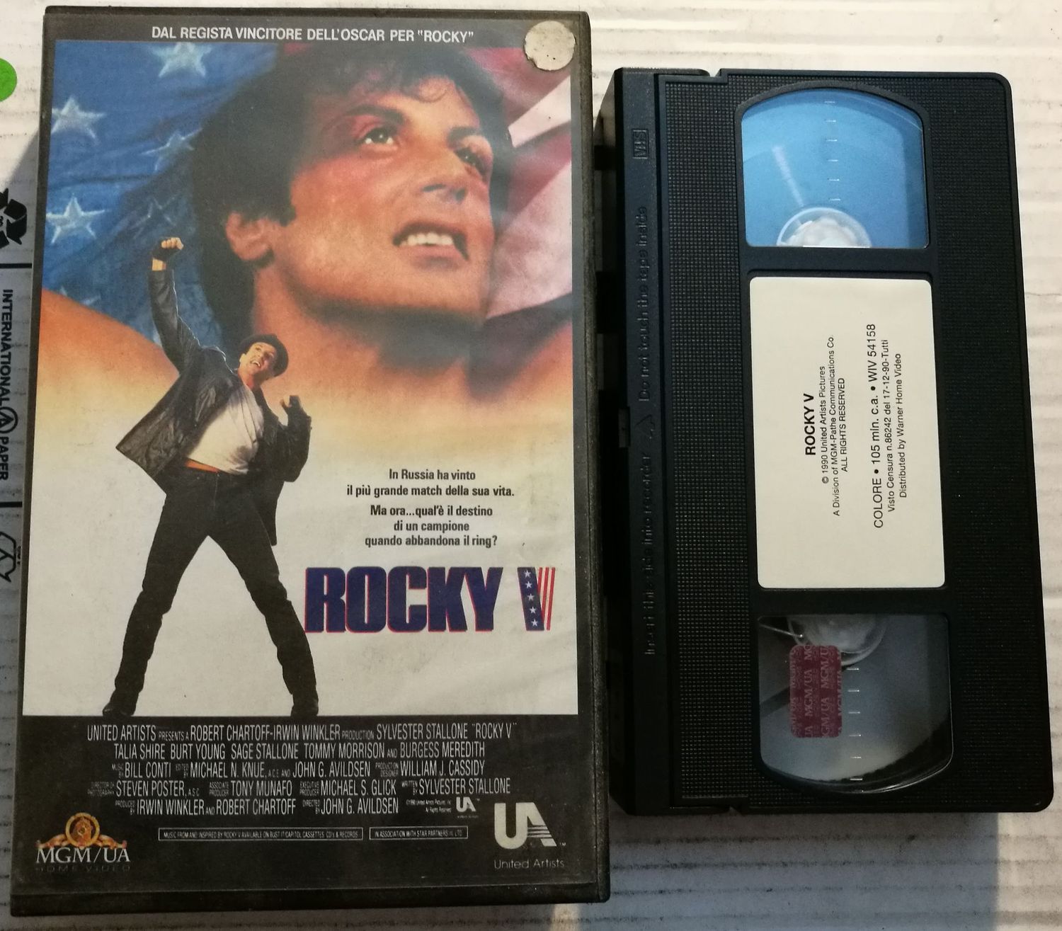TeknoFilm - VHS – ROCKY V di John G. Avildsen (1990) - MGM TeknoFilm - VHS – ROCKY V di John G. Avildsen (1990) - MGM