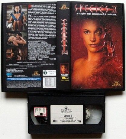 TeknoFilm - VHS – SPECIES 2 di Peter Medak (1998) - MGM TeknoFilm - VHS – SPECIES 2 di Peter Medak (1998) - MGM