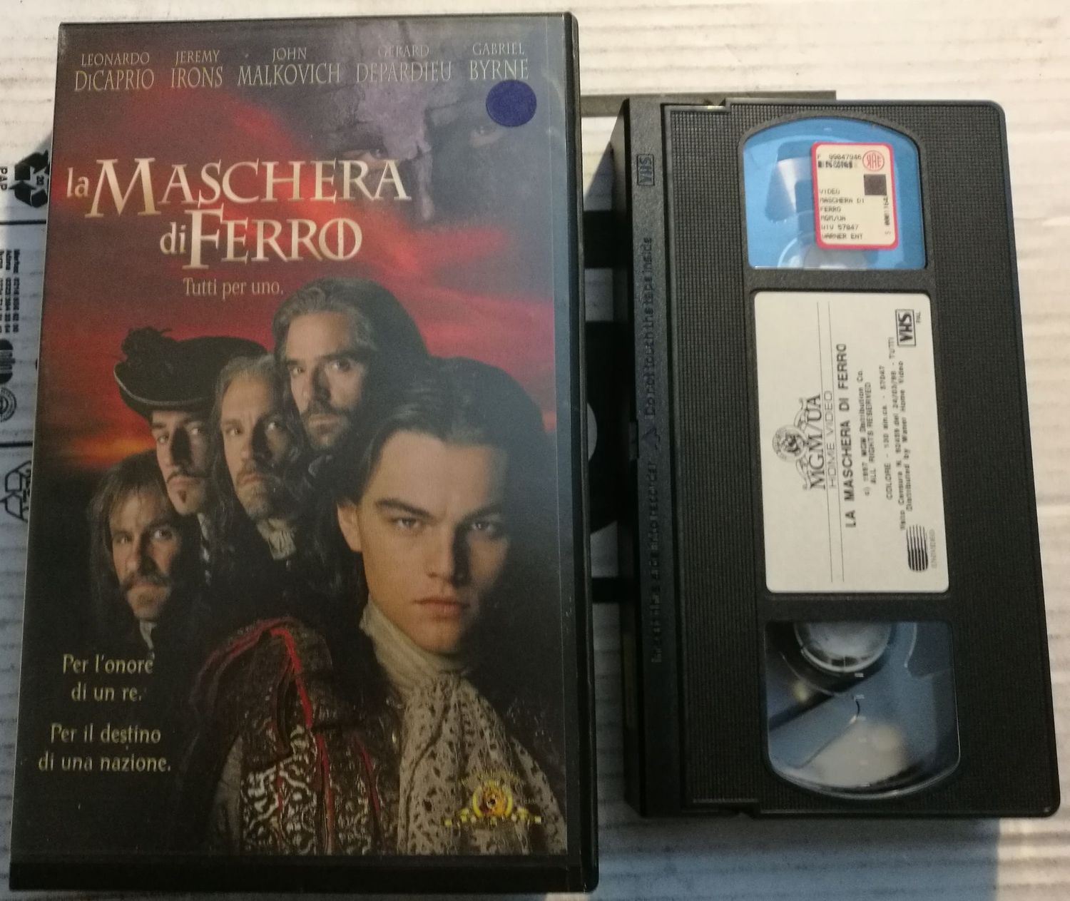 TeknoFilm - VHS – LA MASCHERA DI FERRO di Randall Wallace (1998) - MGM