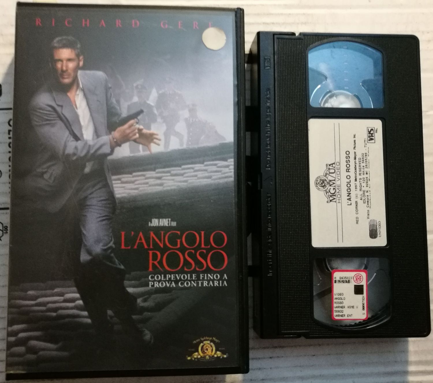 TeknoFilm - VHS – L'ANGOLO ROSSO di Jon Avnet (1997) - MGM