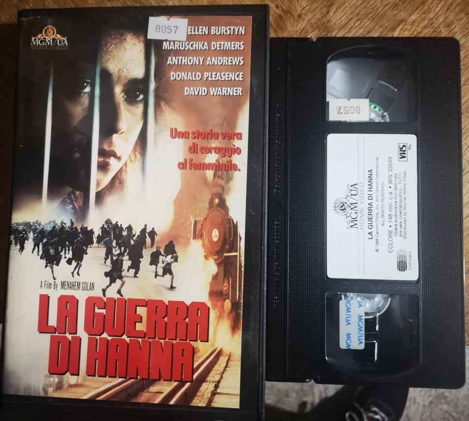 TeknoFilm - VHS – LA GUERRA DI HANNA di Menahem Golan (1988) - MGM (INEDITO IN DVD) TeknoFilm - VHS – LA GUERRA DI HANNA di Menahem Golan (1988) - MGM (INEDITO IN DVD)
