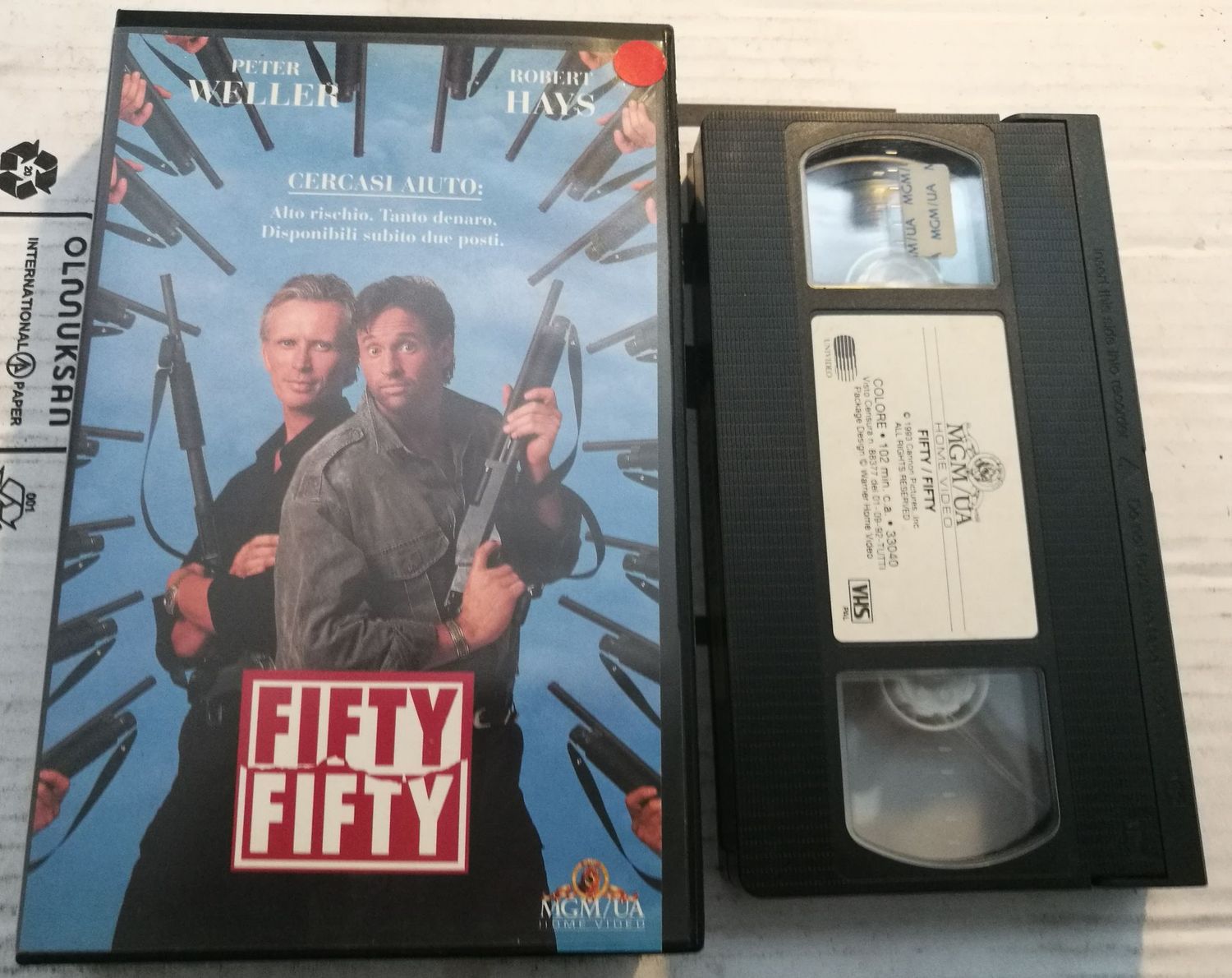TeknoFilm - VHS – FIFTY FIFTY di Charles Martin Smith (1992) - MGM (INEDITO IN DVD) TeknoFilm - VHS – FIFTY FIFTY di Charles Martin Smith (1992) - MGM (INEDITO IN DVD)