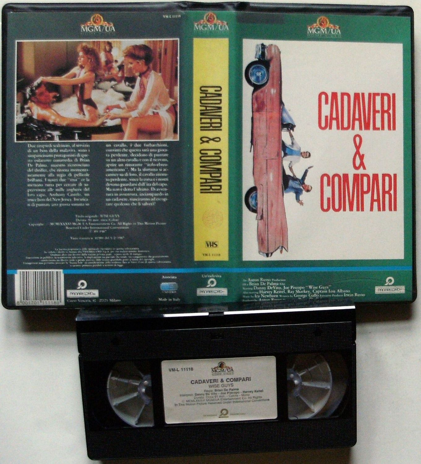 TeknoFilm - VHS – CADAVERI E COMPARI di Brian De Palma (1986) - MGM TeknoFilm - VHS – CADAVERI E COMPARI di Brian De Palma (1986) - MGM