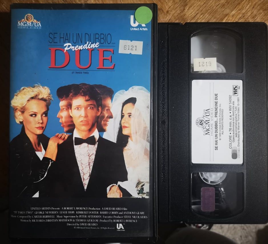TeknoFilm - VHS – SE HAI UN DUBBIO PRENDINE DUE di David Beaird (1988) - MGM (INEDITO IN DVD)