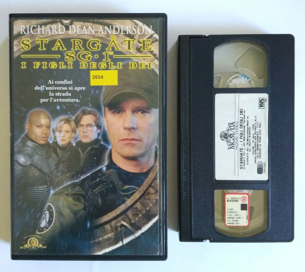TeknoFilm - VHS – STARGATE Stagione 1 - I FIGLI DEGLI DEI (Episodio Pilota) di Mario Azzopardi (1997) - MGM TeknoFilm - VHS – STARGATE Stagione 1 - I FIGLI DEGLI DEI (Episodio Pilota) di Mario Azzopardi (1997) - MGM