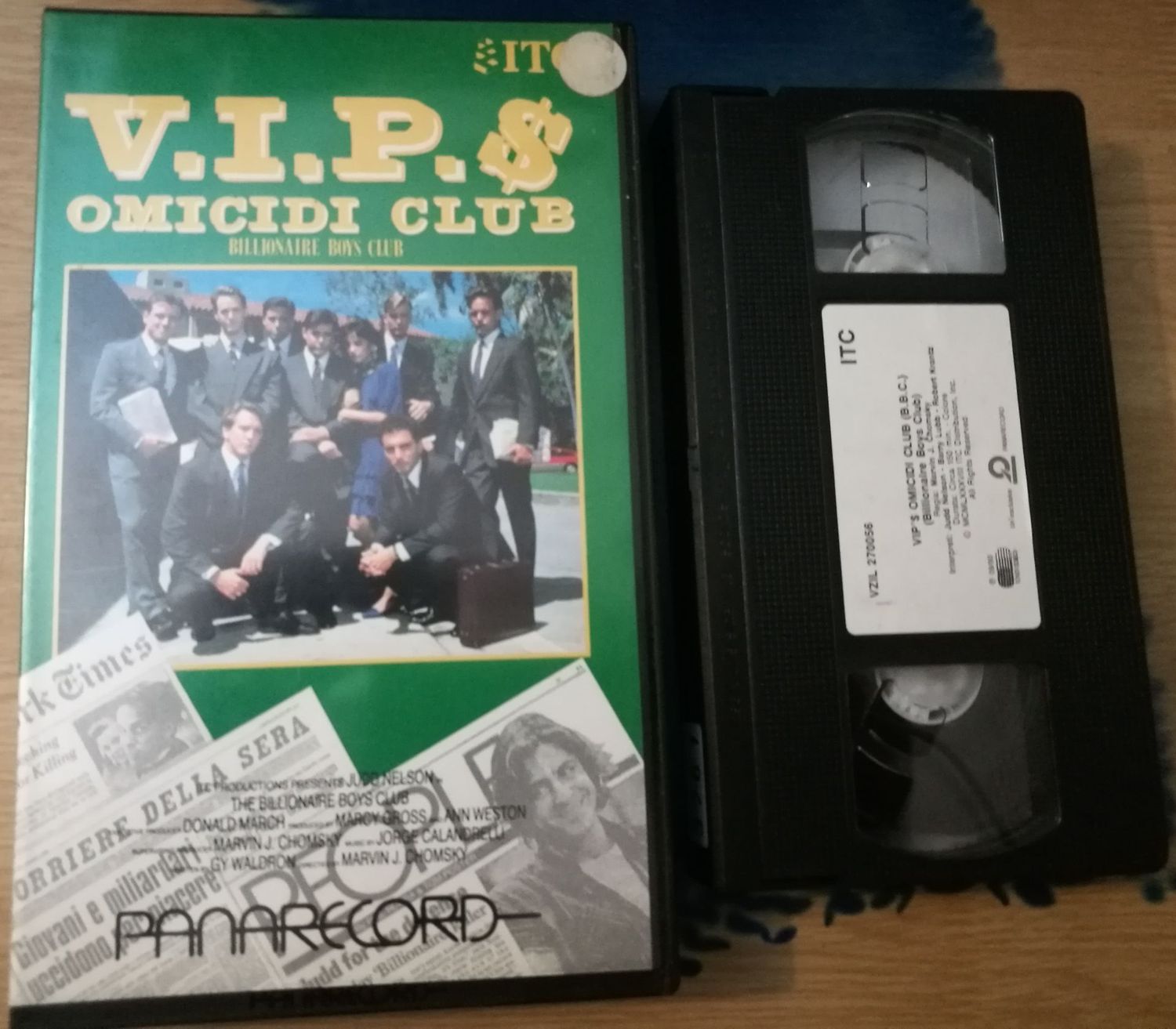 TeknoFilm - VHS – VIP'S OMICIDI CLUB di Marvin J. Chomsky (1987) - PANARECORD (INEDITO IN DVD) TeknoFilm - VHS – VIP'S OMICIDI CLUB di Marvin J. Chomsky (1987) - PANARECORD (INEDITO IN DVD)
