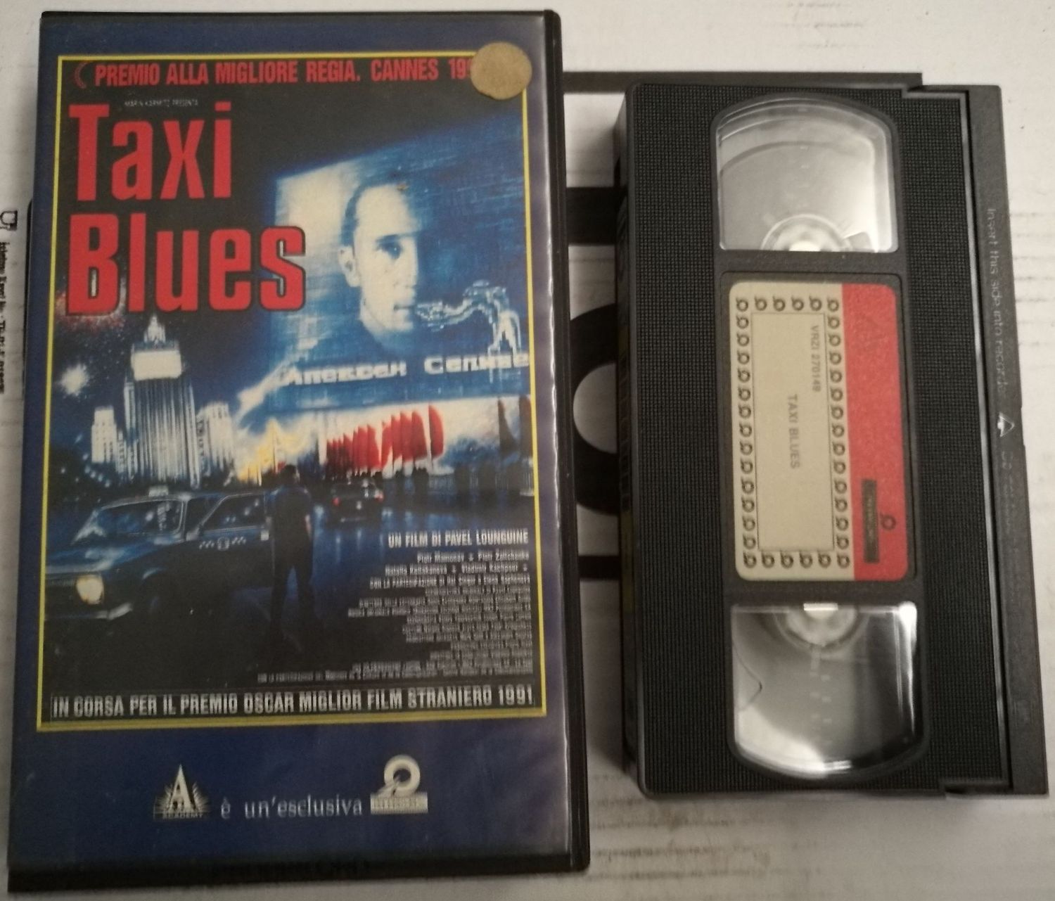 TeknoFilm - VHS – TAXI BLUES di Pavel Lungin (1990) - PANARECORD (INEDITO IN DVD)