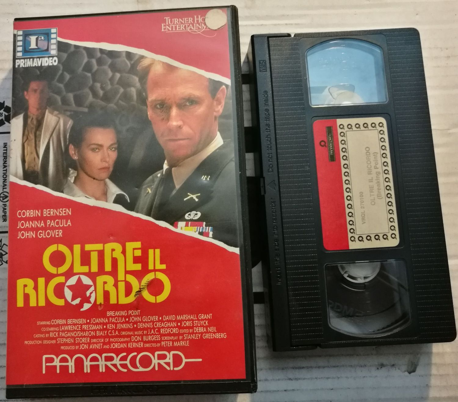 TeknoFilm - VHS – OLTRE IL RICORDO di Peter Markle (1989) - PANARECORD (INEDITO IN DVD) TeknoFilm - VHS – OLTRE IL RICORDO di Peter Markle (1989) - PANARECORD (INEDITO IN DVD)