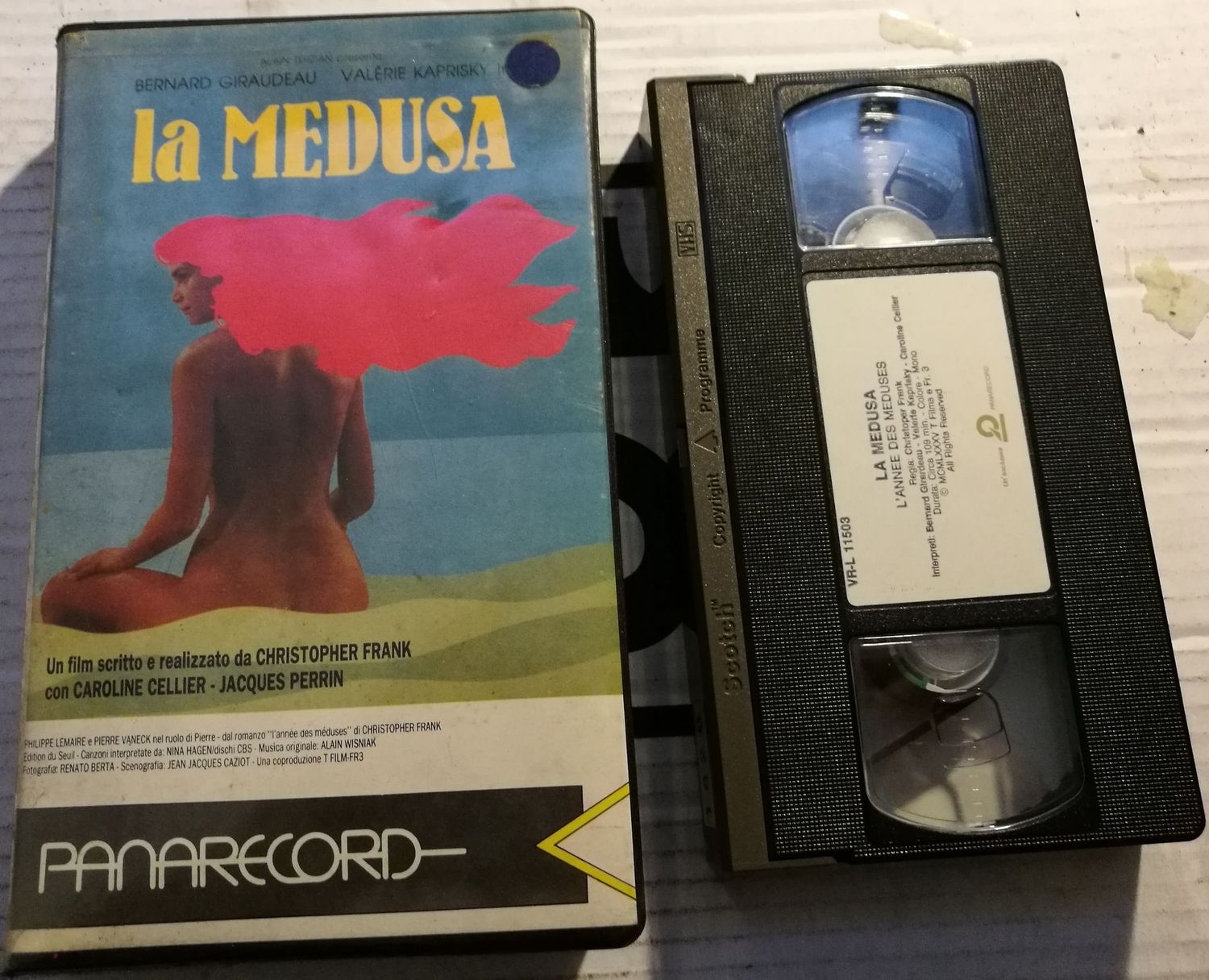 TeknoFilm - VHS – LA MEDUSA di Christopher Frank (1984) - PANARECORD (INEDITO IN DVD) TeknoFilm - VHS – LA MEDUSA di Christopher Frank (1984) - PANARECORD (INEDITO IN DVD)