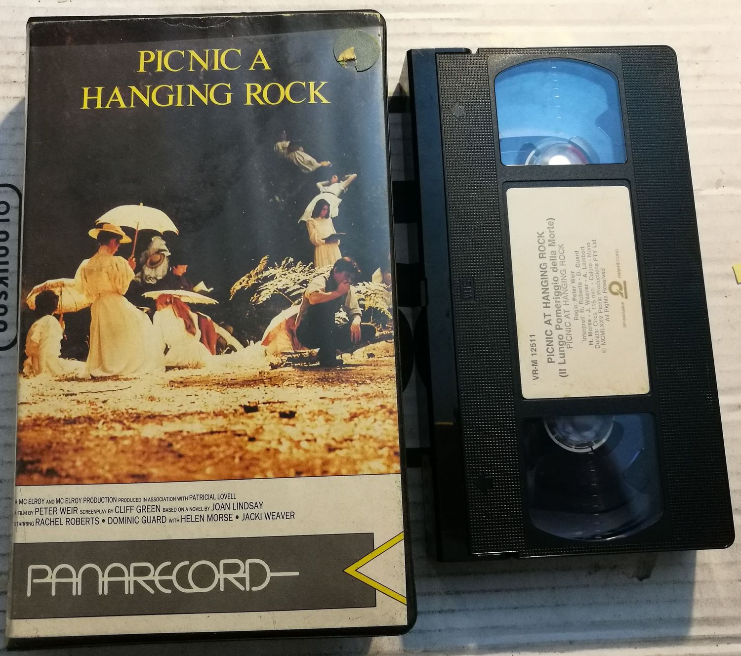 TeknoFilm - VHS – PICNIC A HANGING ROCK di Peter Weir (1975) - PANARECORD
