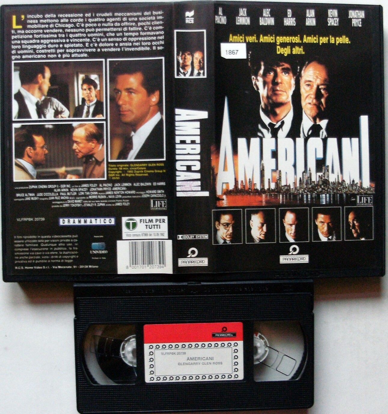 TeknoFilm - VHS –  AMERICANI di James Foley (1992) - PANARECORD