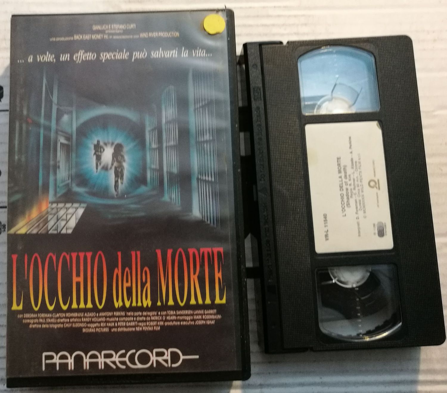 TeknoFilm - VHS – L'OCCHIO DELLA MORTE di Robert Kirk (1988) - PANARECORD TeknoFilm - VHS – L'OCCHIO DELLA MORTE di Robert Kirk (1988) - PANARECORD