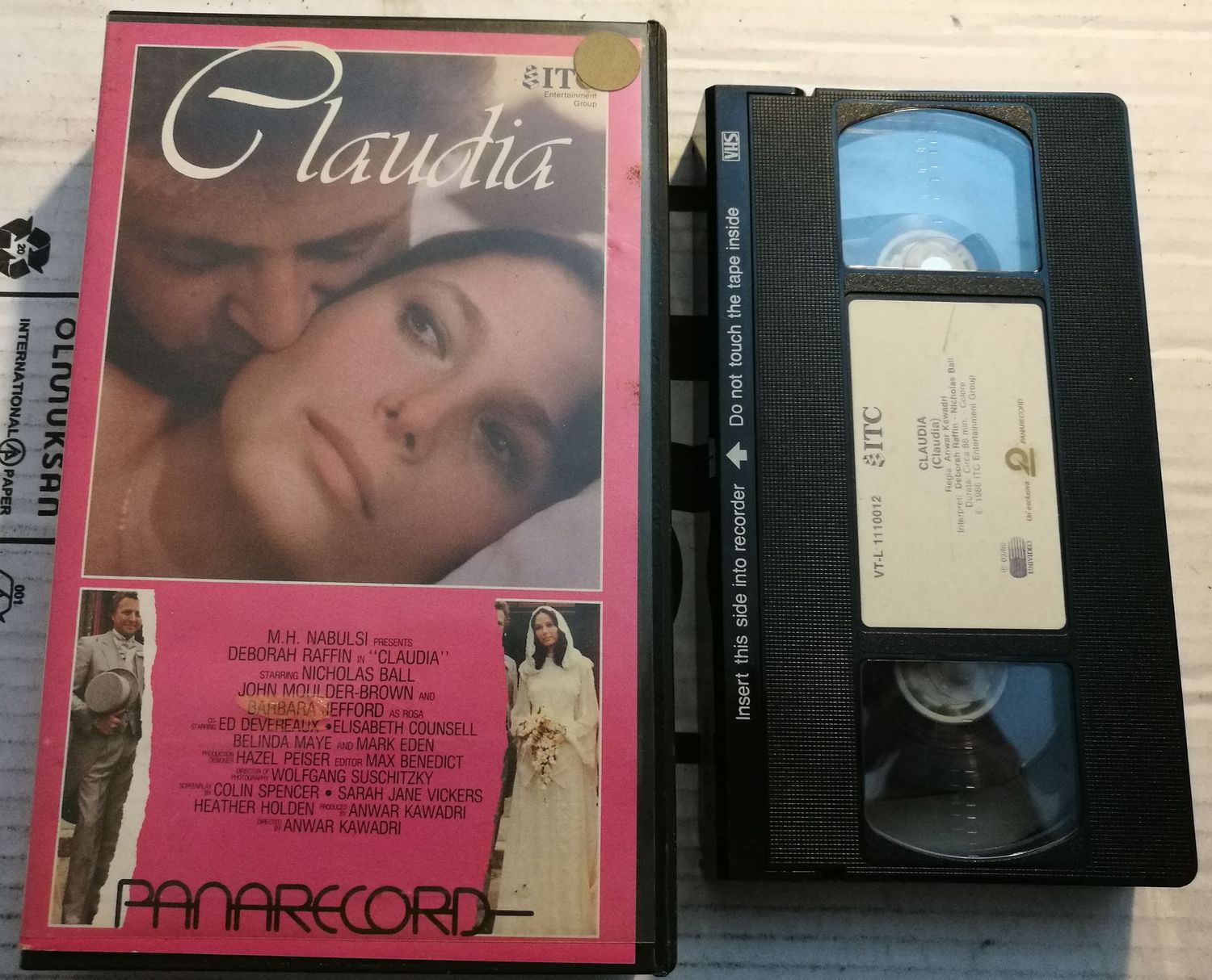TeknoFilm - VHS – CLAUDIA di Anwar Kawadri (1985) - PANARECORD (INEDITO IN DVD) TeknoFilm - VHS – CLAUDIA di Anwar Kawadri (1985) - PANARECORD (INEDITO IN DVD)