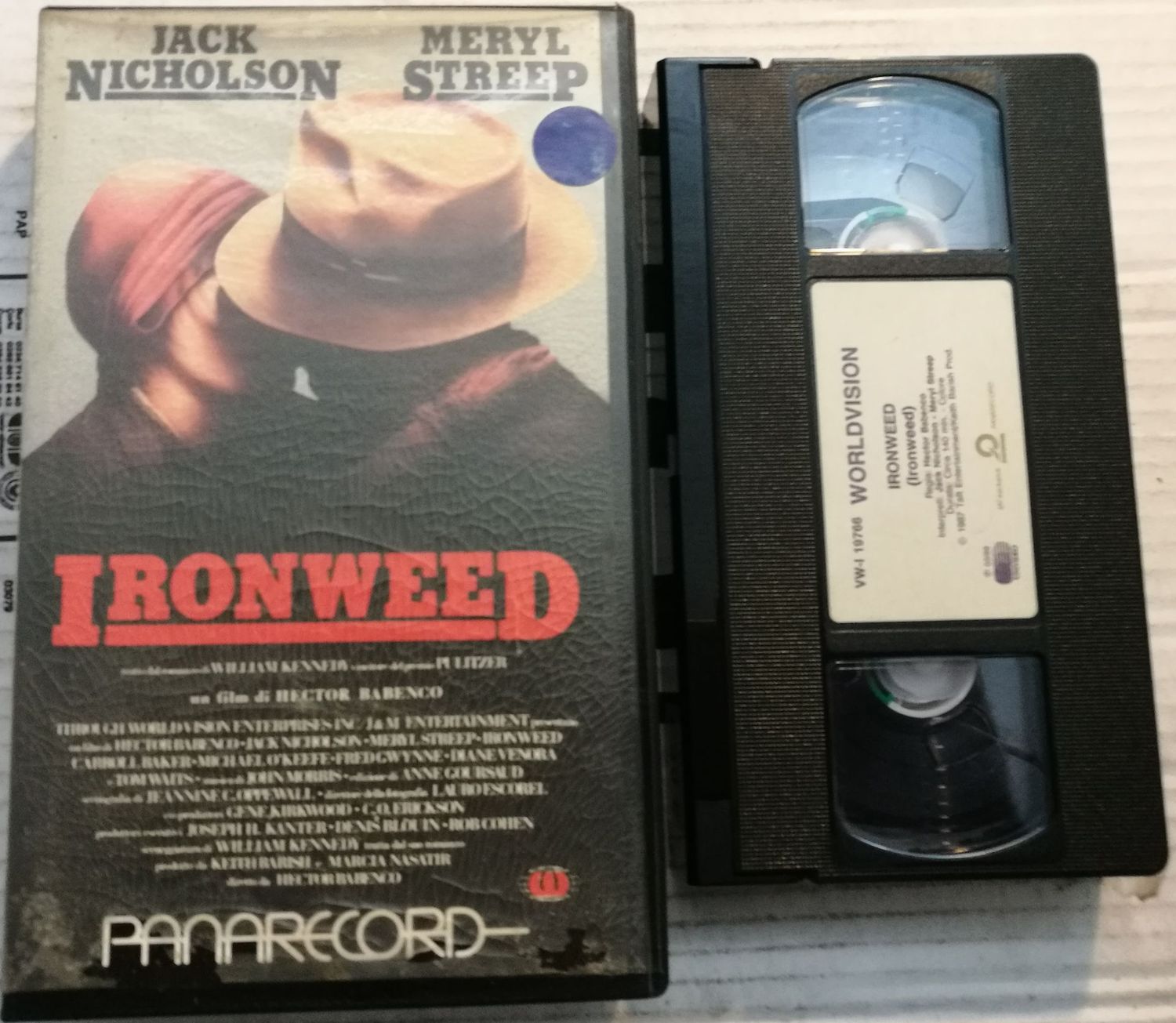 TeknoFilm - VHS – IRONWEED di Hector Babenco (1987) - PANARECORD