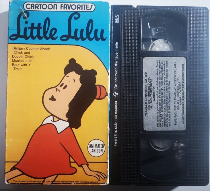TeknoFilm - VHS (NTSC) – LITTLE LULU di Seymour Kneitel e I. Sparber (1944) - TRANS-ATLANTIC VIDEO (INEDITO IN DVD) TeknoFilm - VHS (NTSC) – LITTLE LULU di Seymour Kneitel e I. Sparber (1944) - TRANS-ATLANTIC VIDEO (INEDITO IN DVD)
