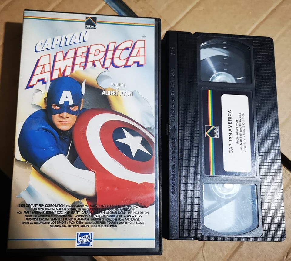 TeknoFilm - VHS – CAPITAN AMERICA di Albert Pyun (1990) - FOX PRISMA