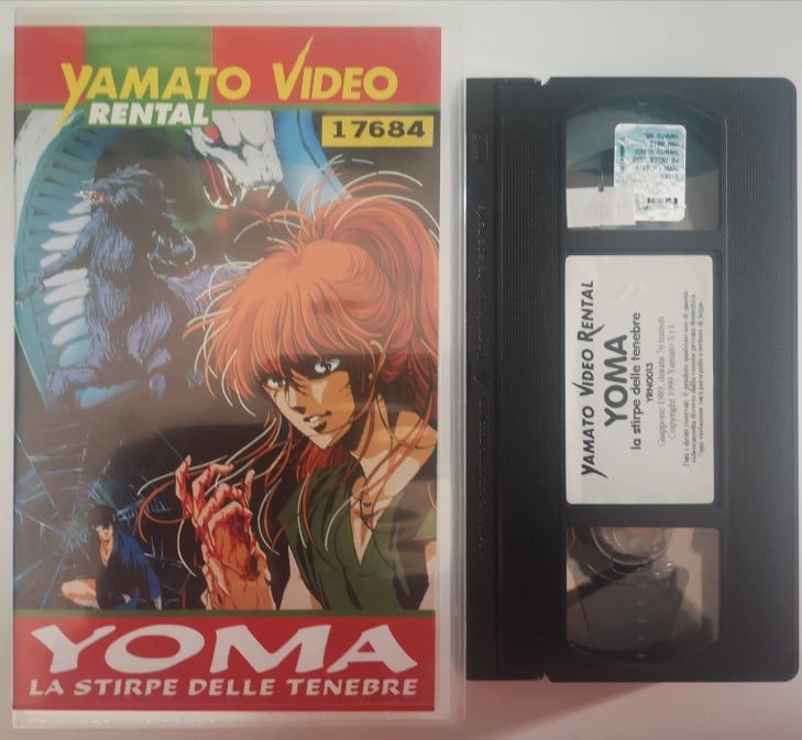 TeknoFilm - VHS – YOMA - LA STIRPE DELLE TENEBRE di Takashi Anno (1989) - YAMATO VIDEO