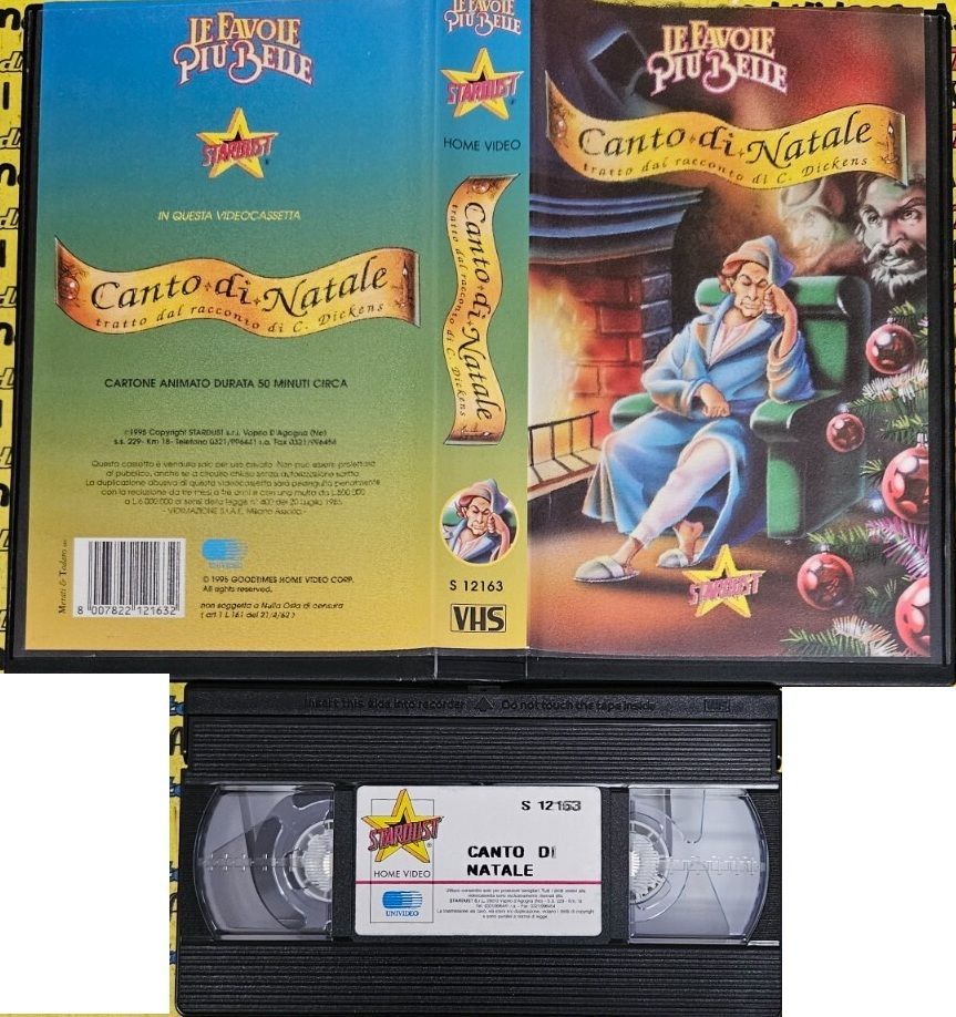 TeknoFilm - VHS – CANTO DI NATALE di A.A.V.V. (1994) - STARDUST TeknoFilm - VHS – CANTO DI NATALE di A.A.V.V. (1994) - STARDUST
